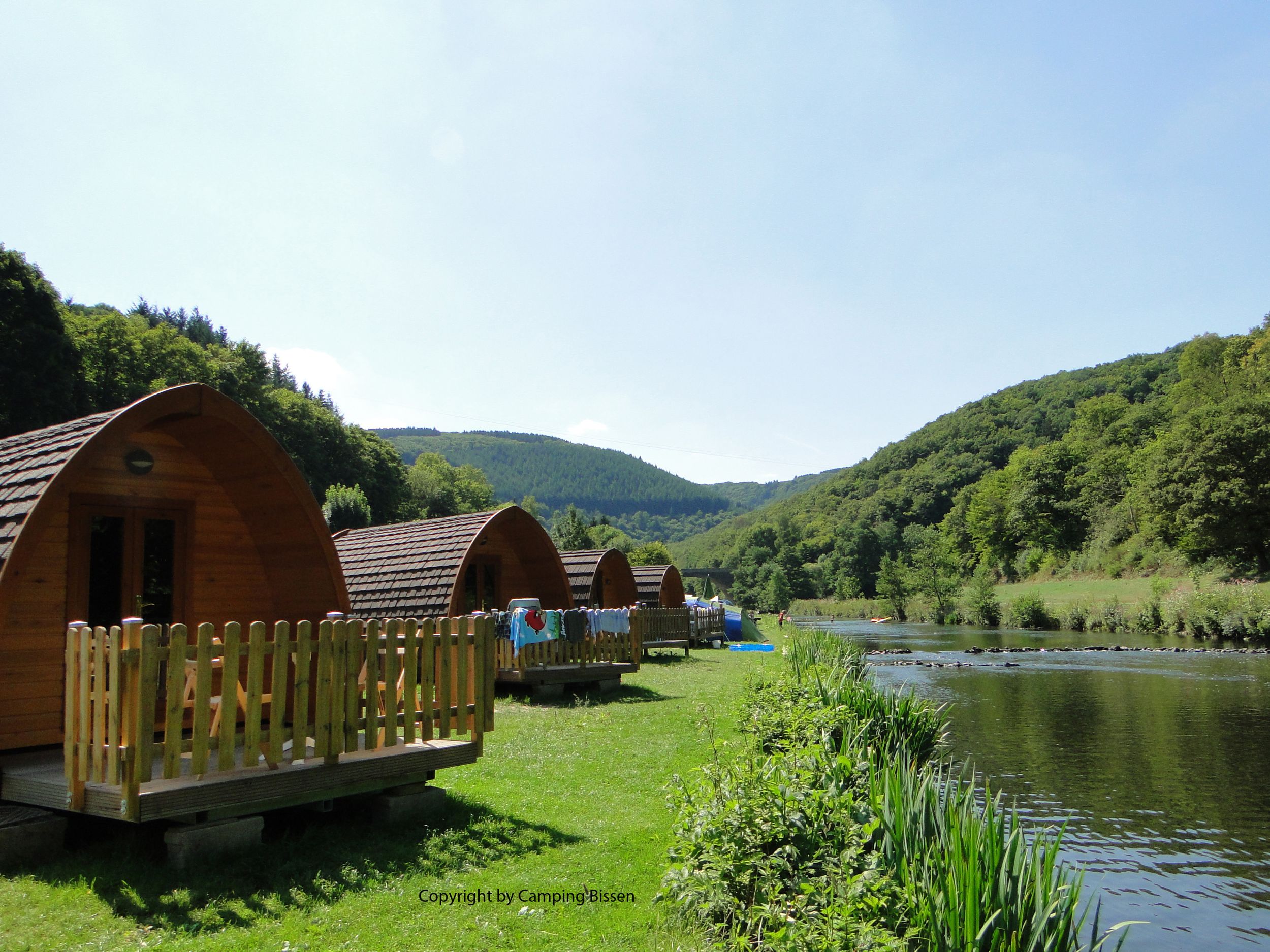 Camping Bissen Heiderscheidergrund Luxemburg pods Schlaffass hut glamping