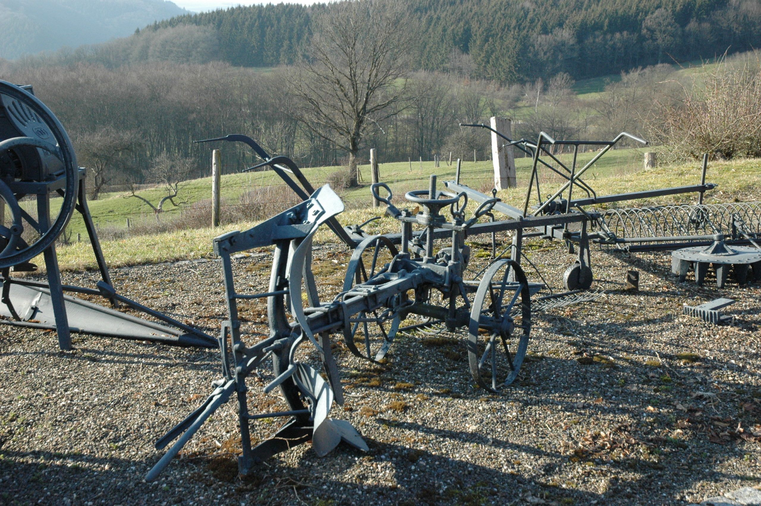 Open air museum for agricultural machinery