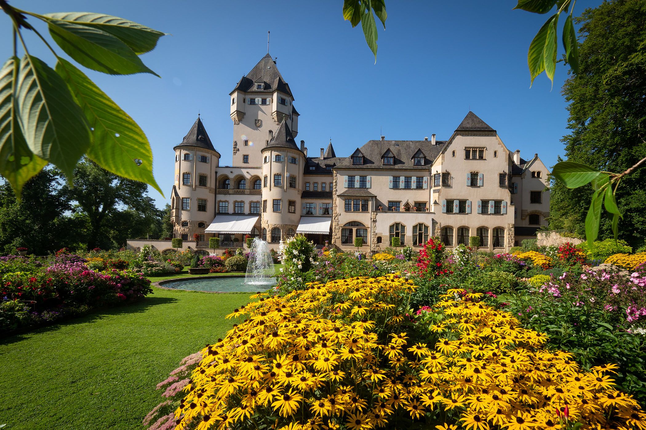 Visit to the gardens of Berg Castle