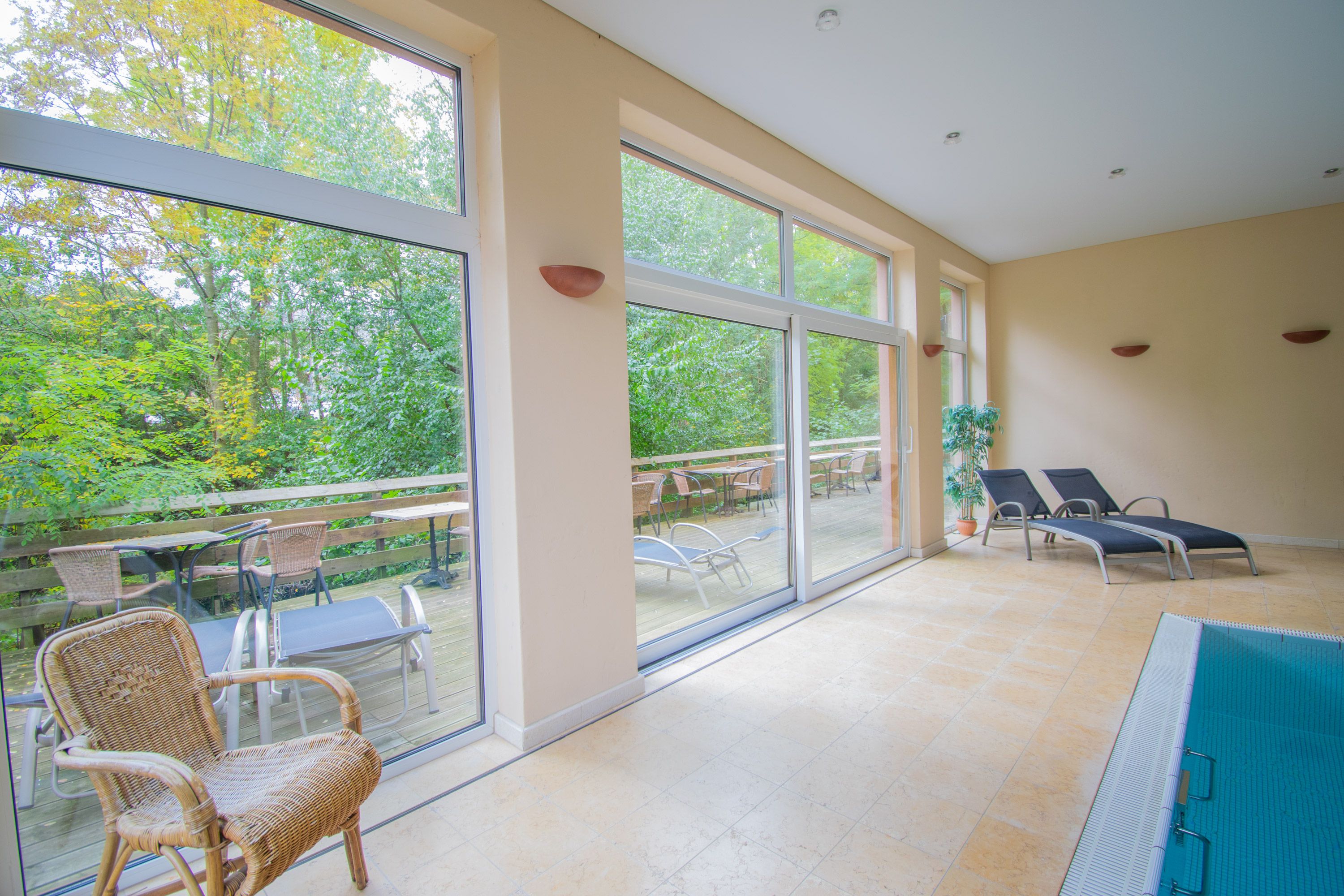 Aux Tanneries Wiltz - Pool terrace